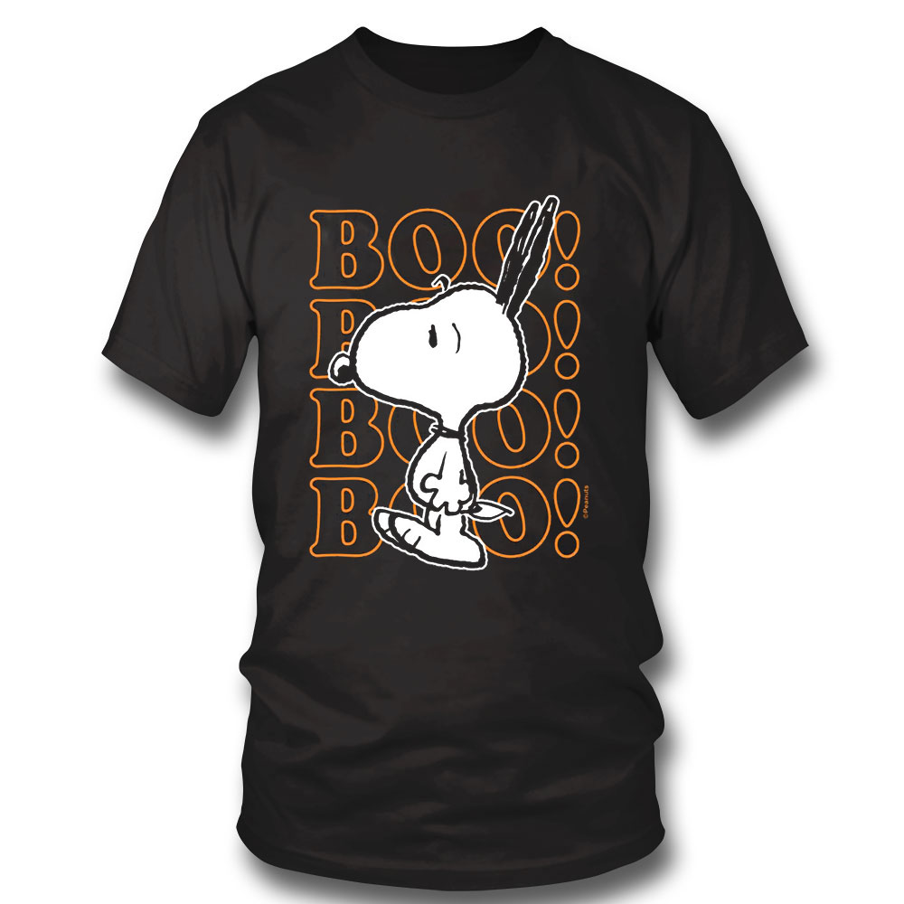 Halloween Snoopy Shirt Peanuts Halloween Boo Snoopy Scared Sweatshirt, Tank Top, Ladies Tee