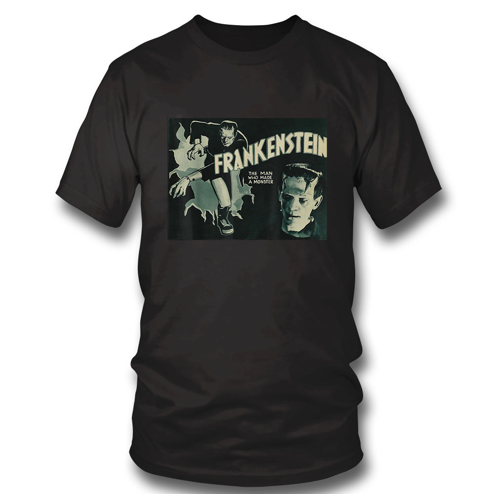 Horror Movie Shirt Frankenstein Halloween Horror Movie Vintage Horror Monster Sweatshirt, Tank Top, Ladies Tee