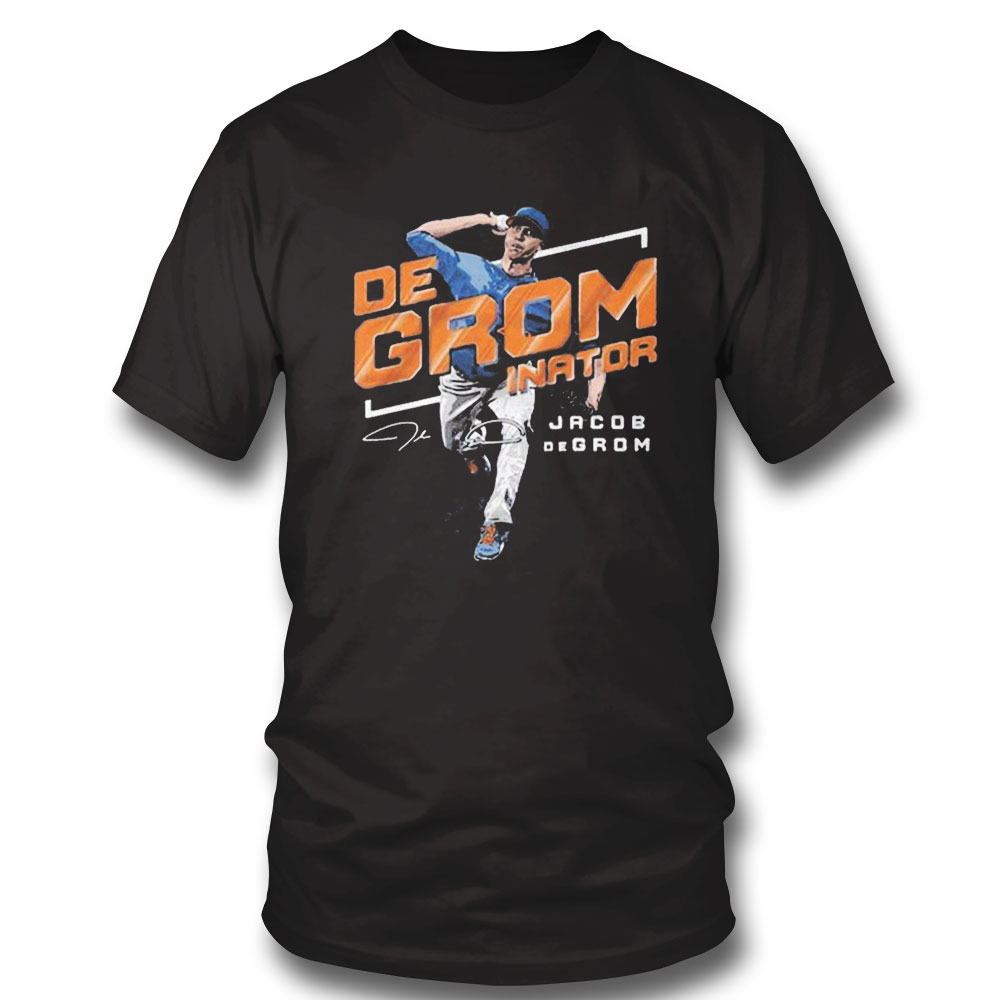 Jacob Degrom Inator New York Mets Signature Shirt Sweatshirt, Tank Top, Ladies Tee