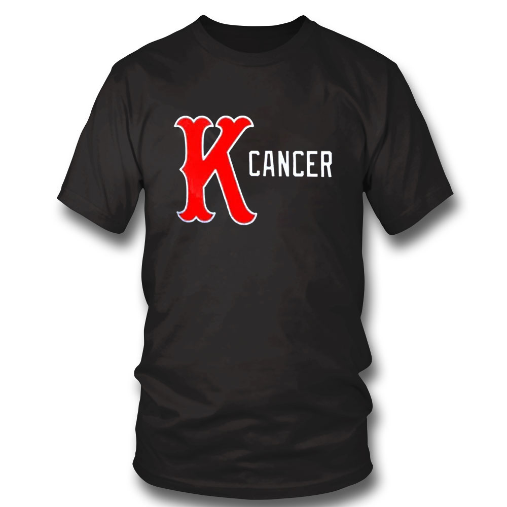 K Cancer Shirt Boston Red Sox Baseball Shirt Sweatshirt, Tank Top, Ladies Tee