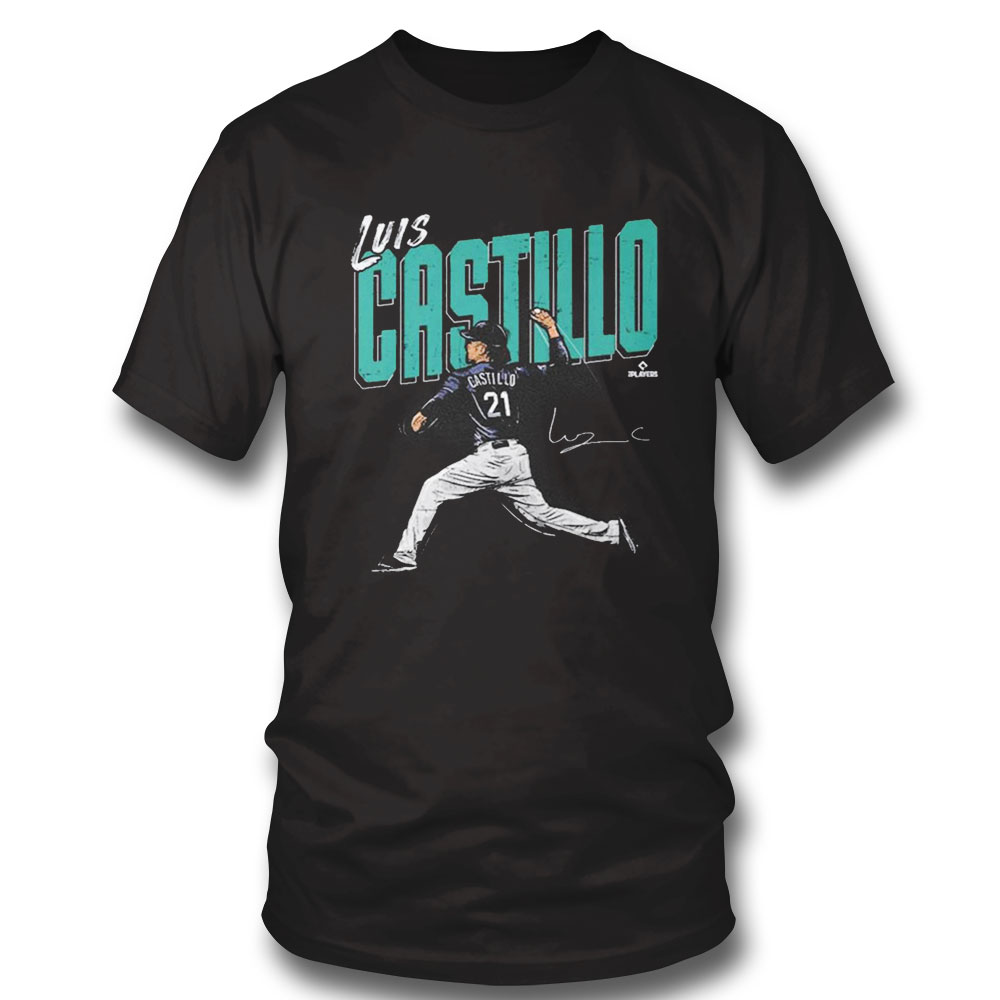 Luis Castillo Shirt Seattle Baseball Chisel Signature Shirt