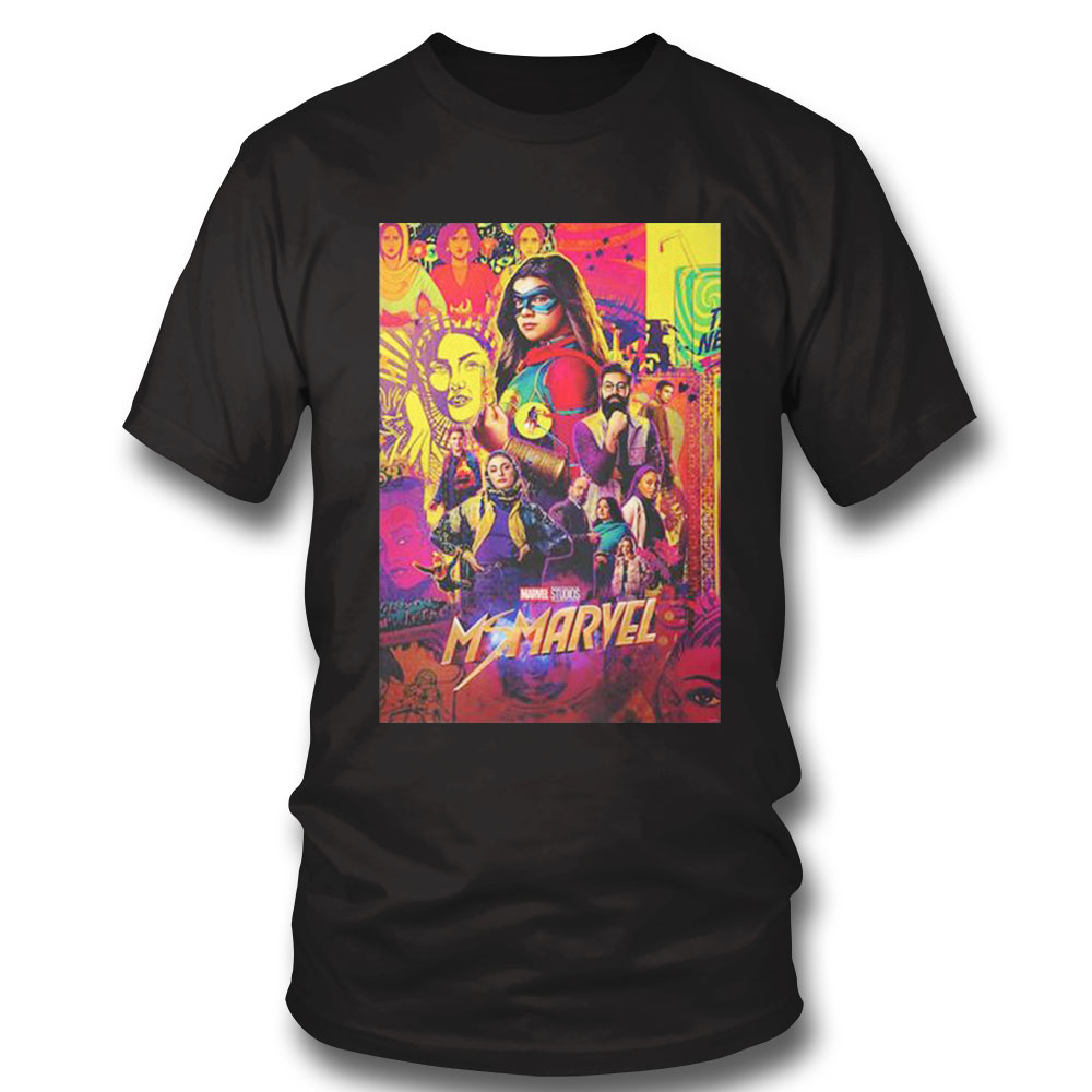 Ms Marvel Family And Friends Group Poster Shirt Sweatshirt, Tank Top, Ladies Tee