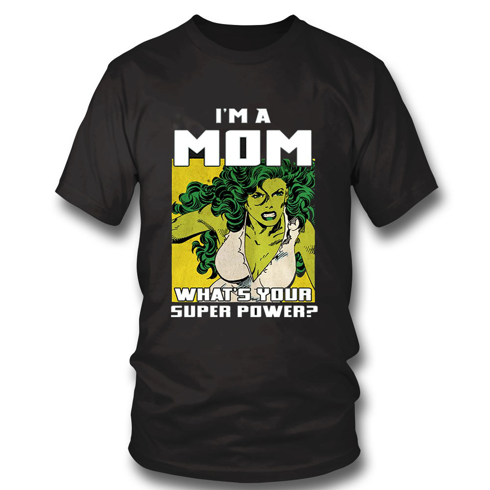 She Hulk Shirt Marvel Mothers Day She Hulk Is A Mom Graphic Long Sleeve, Ladies Tee