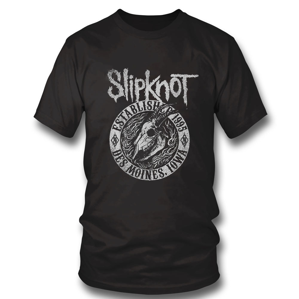 Slipknot Iowa Skull 1995 T Shirt Long Sleeve, Ladies Tee