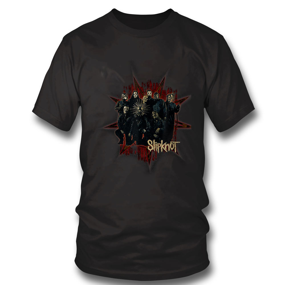 Slipknot Star Scratch Band T Shirt Long Sleeve, Ladies Tee