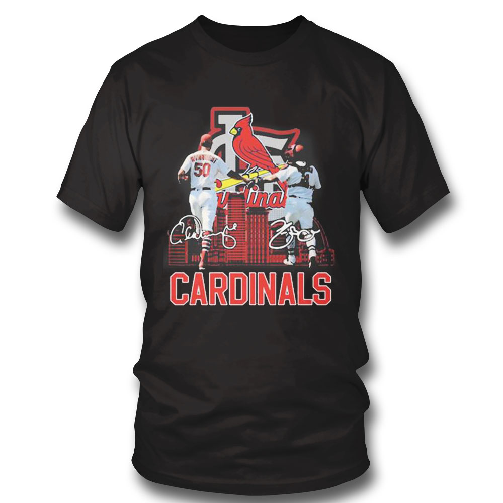St Louis Cardinals Adam Wainwright And Molina Signatures 2022 Shirt
