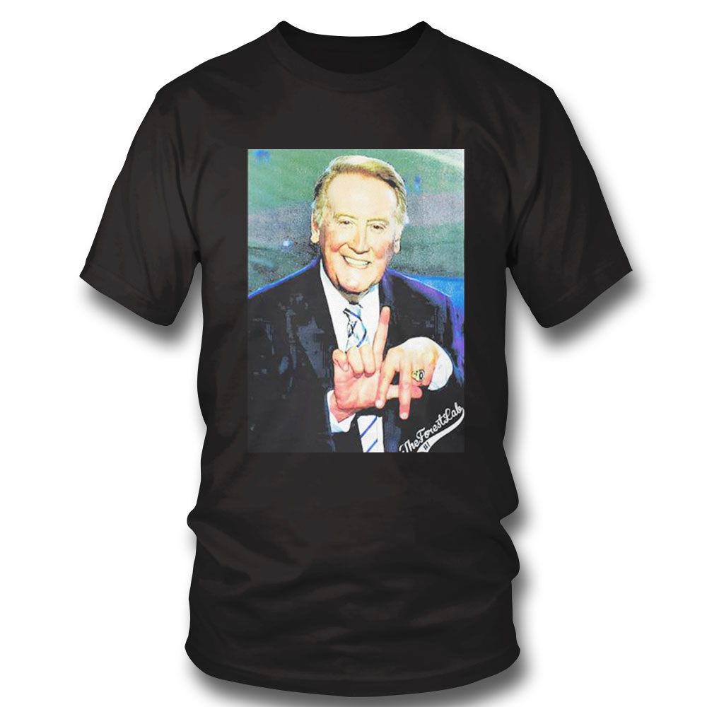 Vin Scully The Forest Lab Rip Legend Dodgershand Shirt