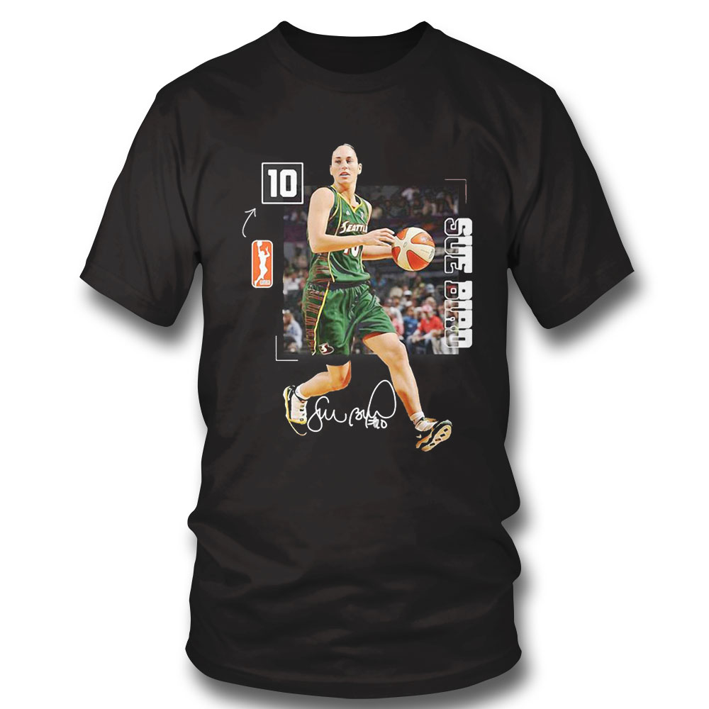 Wnba Sue Bird No 10 Signature Shirt Sweatshirt, Tank Top, Ladies Tee