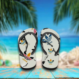 Adidas 2022 Hawaiian Shirt Beach Shorts and Flip Flops Combo