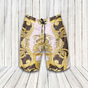 Fendi Versace 2022 FLIP FLOPS AND COMBO HAWAII SHIRT SHORTS – T002097 2 39.95
