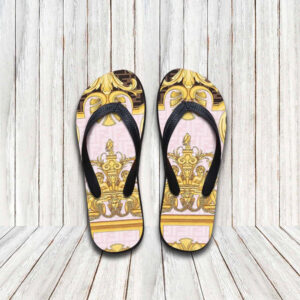 Fendi Versace Print 2022 Hawaiian Shirt Beach Shorts and Flip Flops Combo