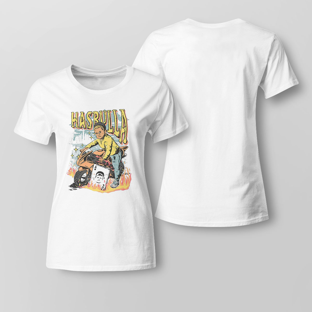 Hasbulla Motorbike Fire Shirt