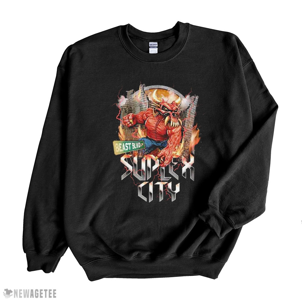 Brock Lesnar Suplex City Beast Blvd Shirt Hoodie, Longsleeve, Tank Top