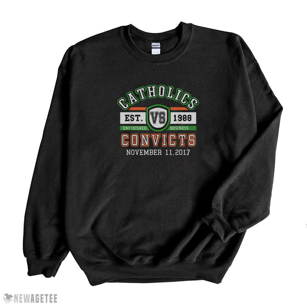 Catholics Vs Convicts Shirt 2017 Retro Classic