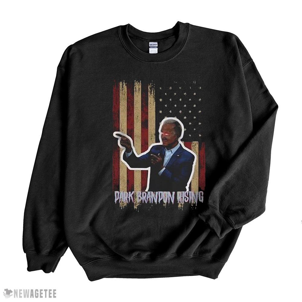 Dark Brandon Rising Joe Biden Usa Flag Shirt