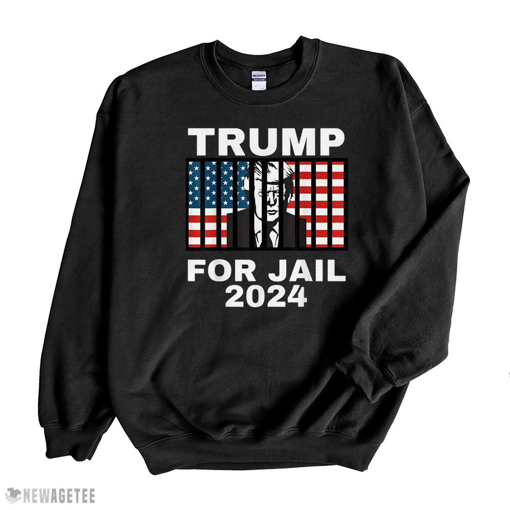Fbi Searches Florida Trump Home Trump For Jail 2024 American Flag Shirt