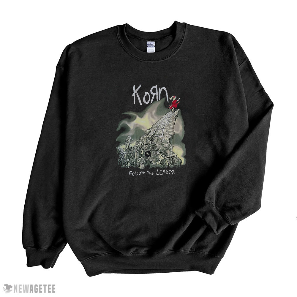 Korn Shirt Follow The Leader Official Original Shirt Long Sleeve, Ladies Tee