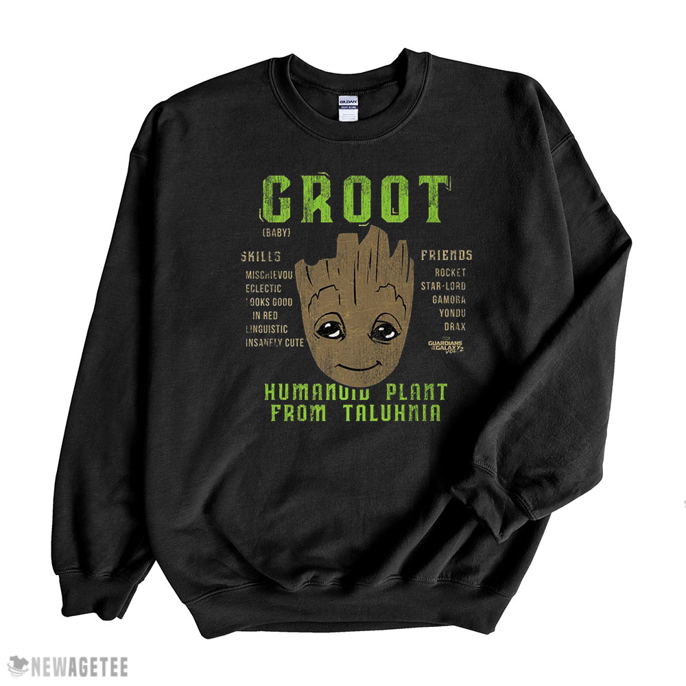Marvel Guardians Of Galaxy 2 Groot Skills T Shirt