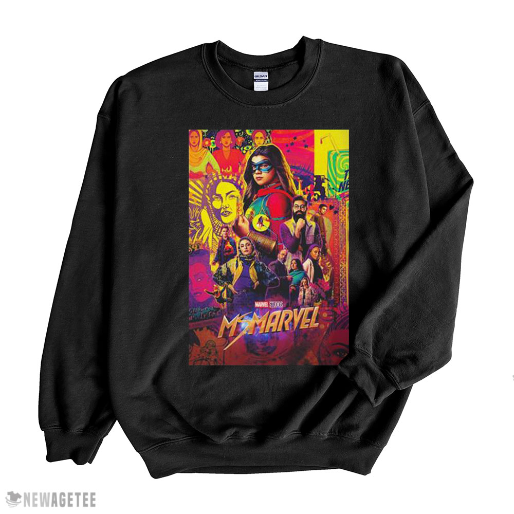 Ms Marvel Family And Friends Group Poster Shirt Sweatshirt, Tank Top, Ladies Tee