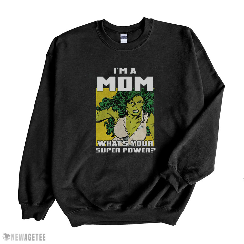 She Hulk Shirt Marvel Mothers Day She Hulk Is A Mom Graphic Long Sleeve, Ladies Tee