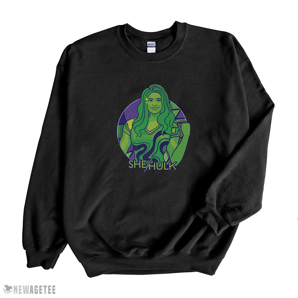 She Hulk Shirt Marvel She Hulk Attorney At Law Artsy Circle Portrait Sweatshirt, Tank Top, Ladies Tee