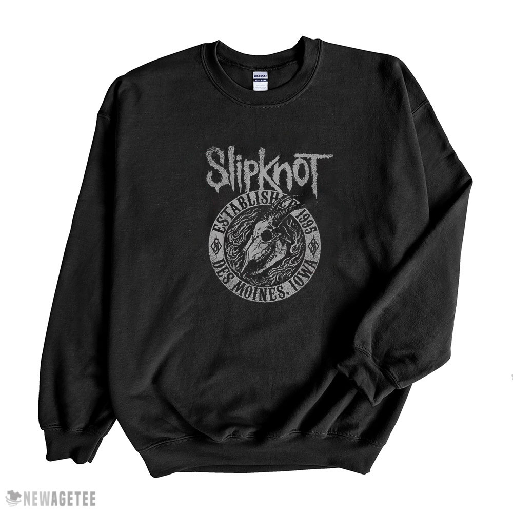 Slipknot Iowa Skull 1995 T Shirt Long Sleeve, Ladies Tee
