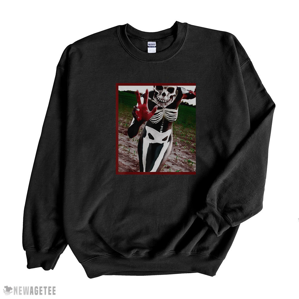 Slipknot Skull Girl Photo T Shirt Long Sleeve, Ladies Tee
