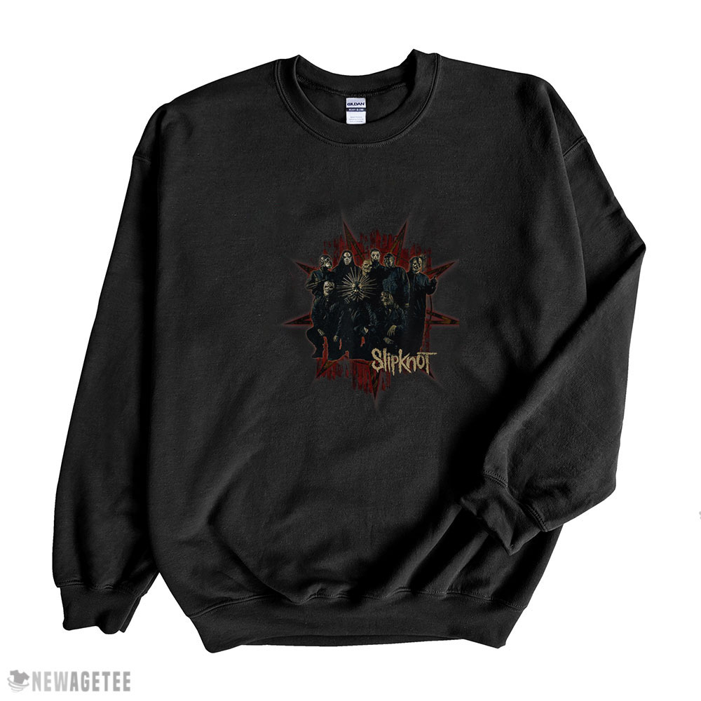 Slipknot Star Scratch Band T Shirt Long Sleeve, Ladies Tee