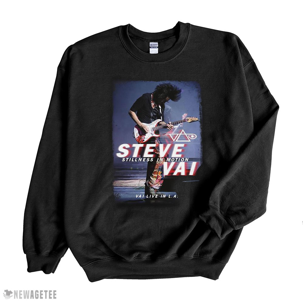 Steve Vai Stillness In Motion World Old Poster Tour Shirt Sweatshirt, Tank Top, Ladies Tee