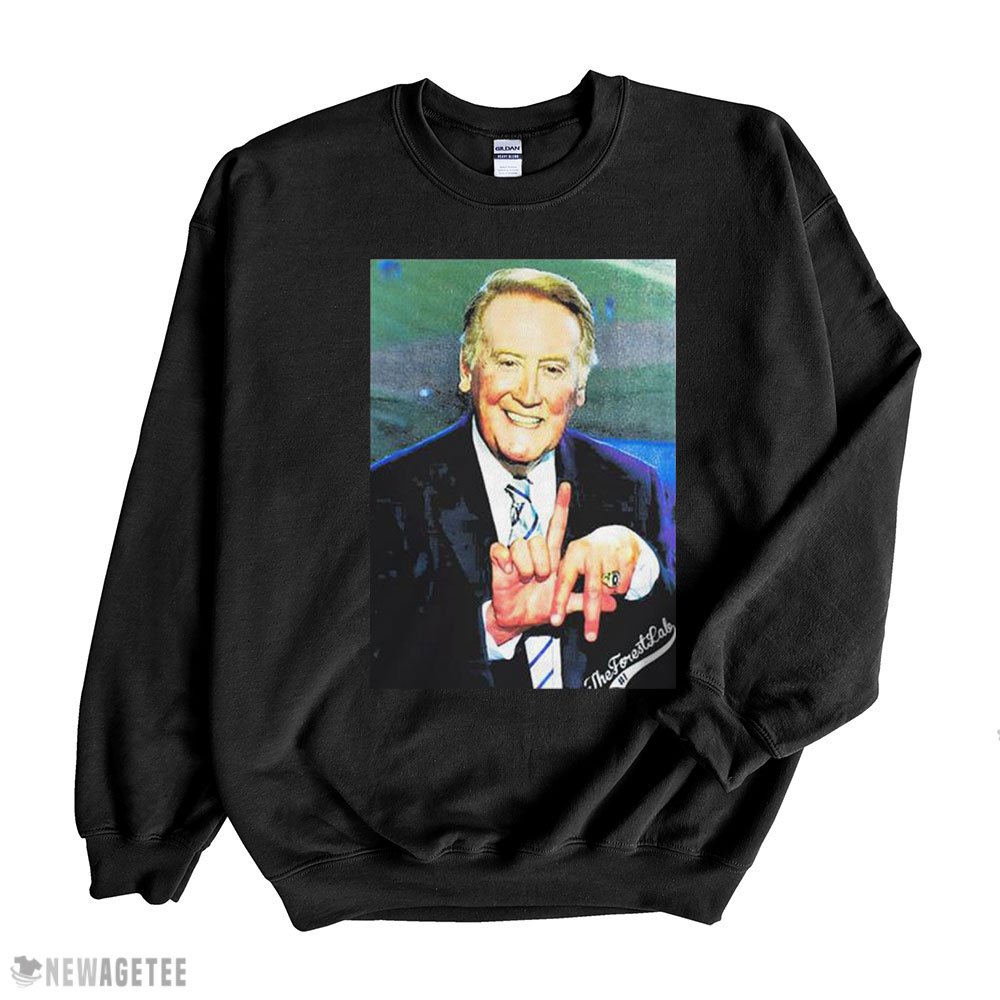 Vin Scully The Forest Lab Rip Legend Dodgershand Shirt