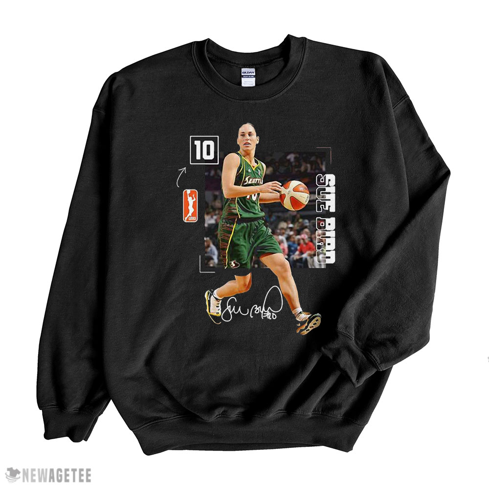 Wnba Sue Bird No 10 Signature Shirt Sweatshirt, Tank Top, Ladies Tee