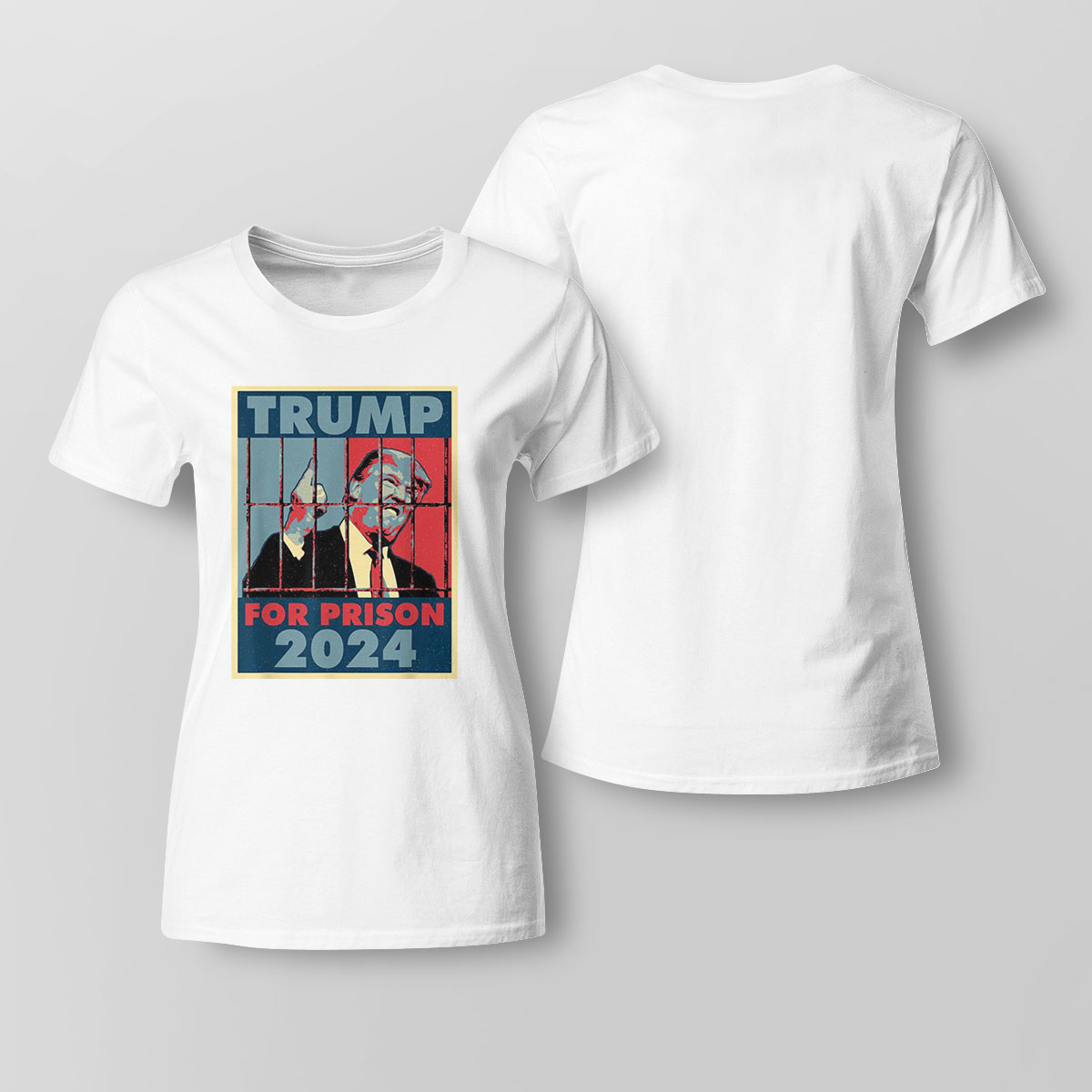 Fbi Searches Trumps House Prison Trump For Prison 2024 Trump For Jail Vintage Shirt Long Sleeve, Ladies Tee