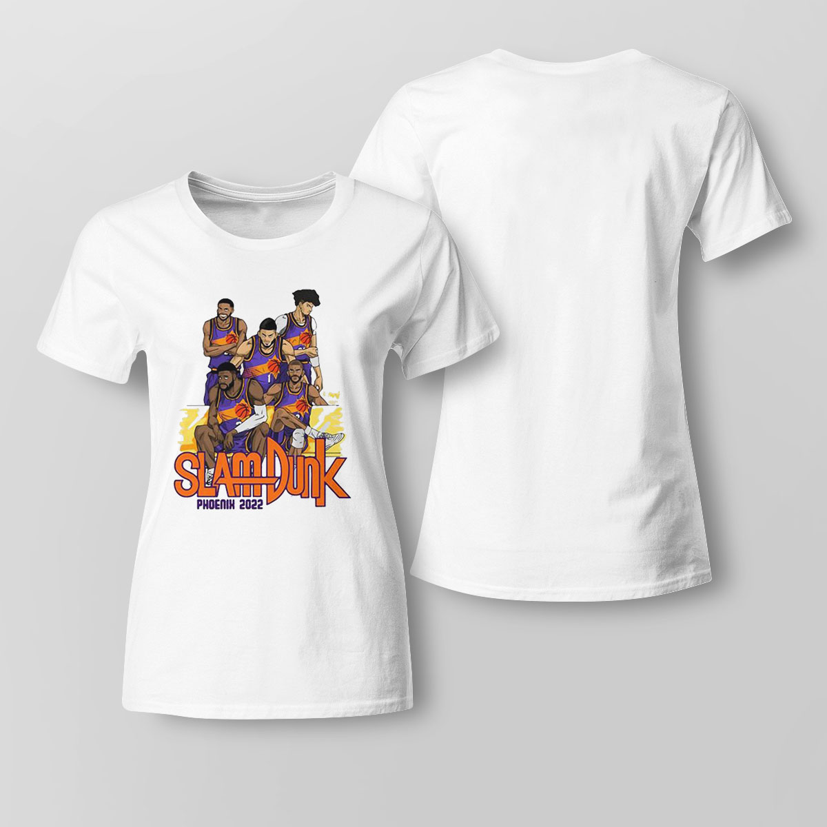 Phoenix Suns Slam Dunk 2022 Shirt Long Sleeve, Ladies Tee