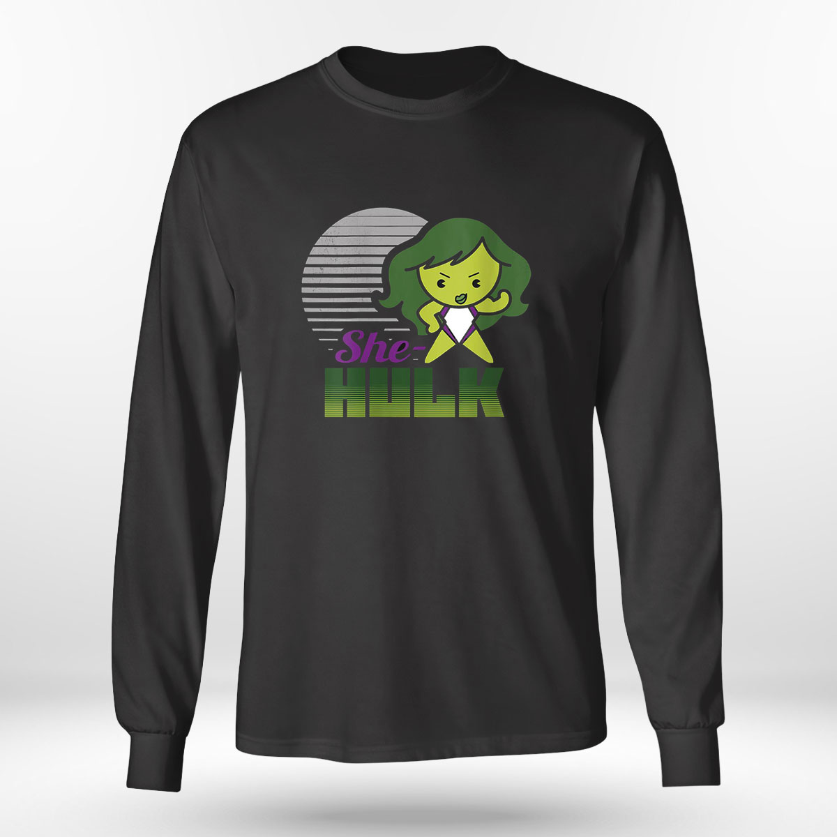 She Hulk Shirt Womens Marvel She Hulk Kawaii Striped Portrait She Hulk Shirt Womens Marvel She Hulk Kawaii Striped Portrait