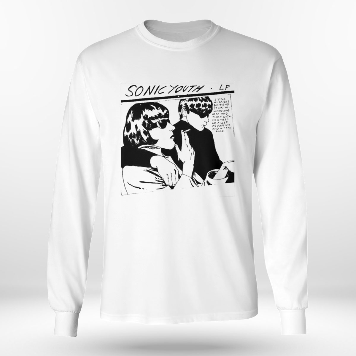 Sonic Youth Lp Shirt Long Sleeve, Ladies Tee Sonic Youth Lp Shirt Long Sleeve, Ladies Tee