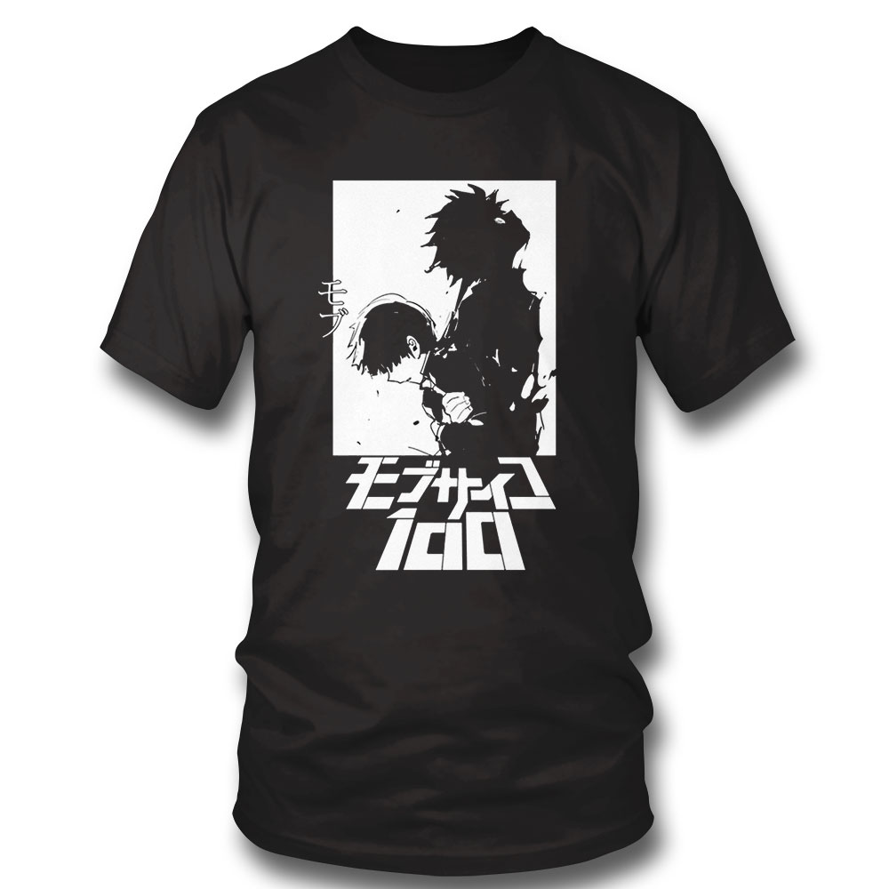100 Mob Psycho Reigen Black Anime T-shirt Sweatshirt, Tank Top, Ladies Tee
