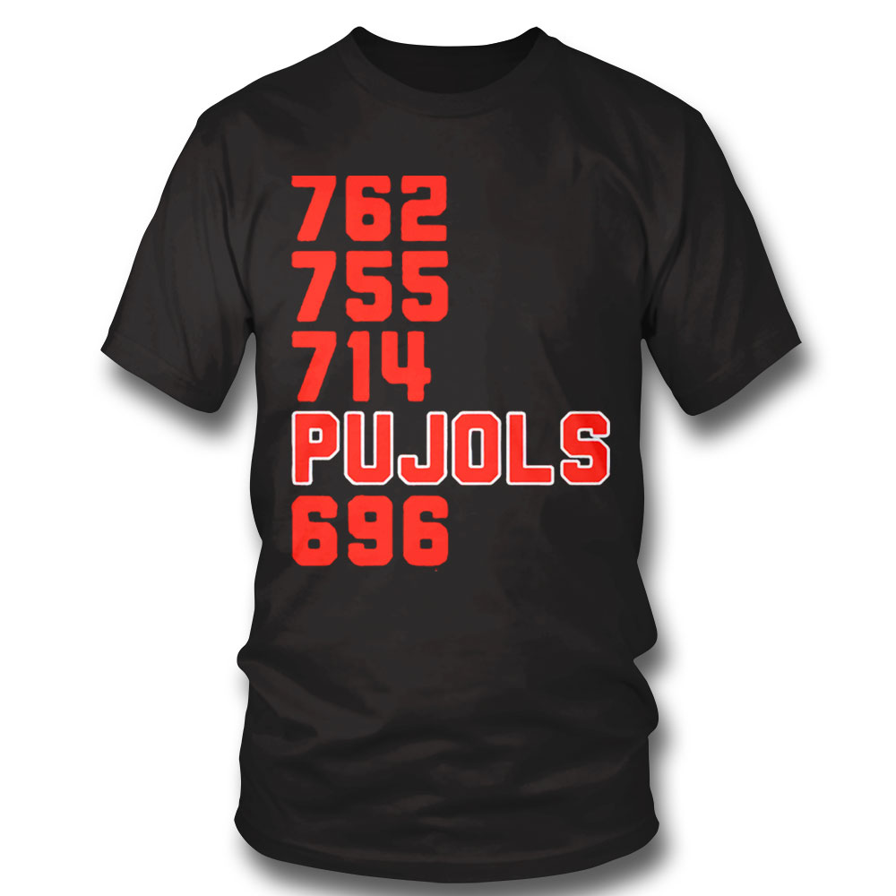 762 755 741 Pujols 696 Shirt Long Sleeve, Ladies Tee