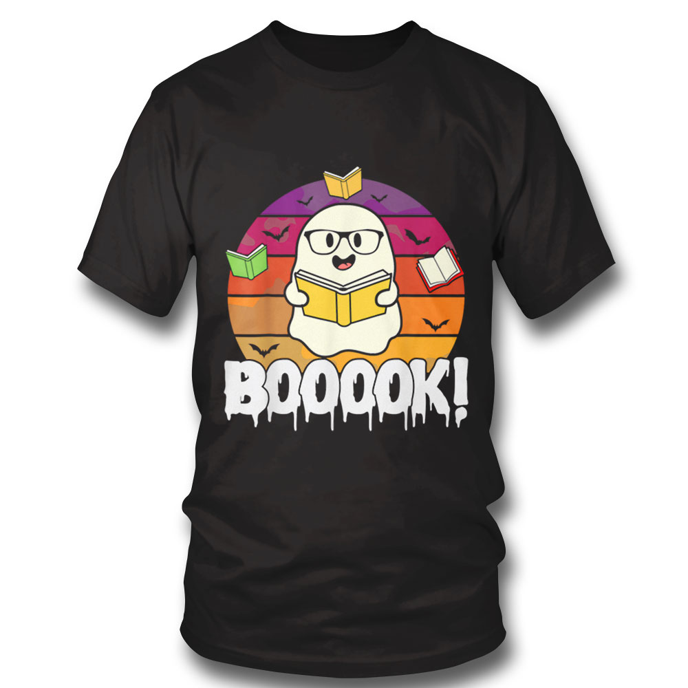 Booooks Ghost Shirt Boo Read Books Library Book Lover T Shirt Sweatshirt, Tank Top, Ladies Tee