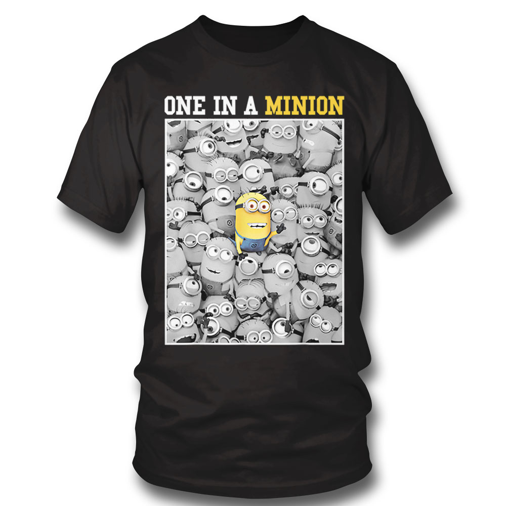 Despicable Me Minions One In A Minion Color Pop Portrait T Shirt Sweatshirt, Tank Top, Ladies Tee