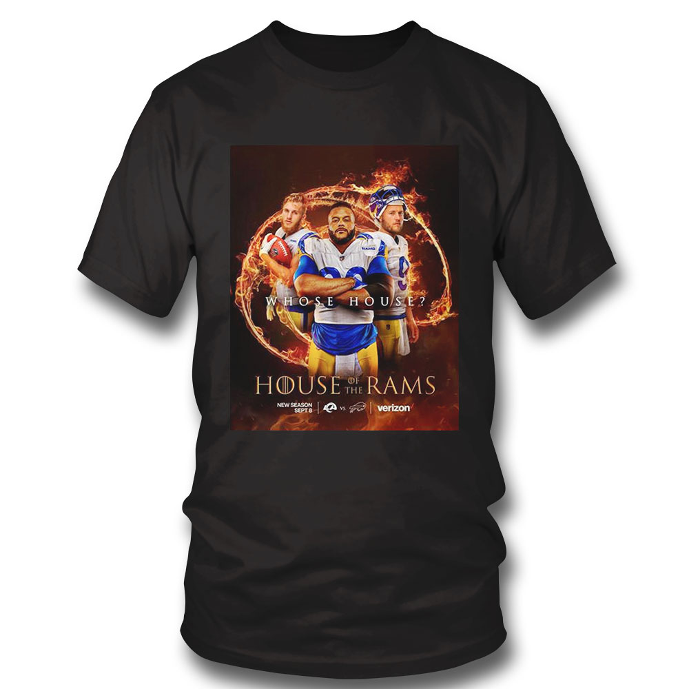 Funny Los Angeles Rams Vs Buffalo Bills House Of The Rams New Season Los Angeles Rams T-shirt Long Sleeve, Ladies Tee