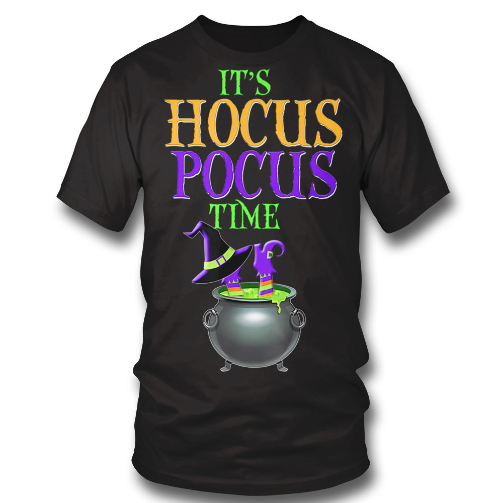 Halloween Trick Treat Hocus Pocus Time T Shirt Hoodie, Long Sleeve, Tank Top