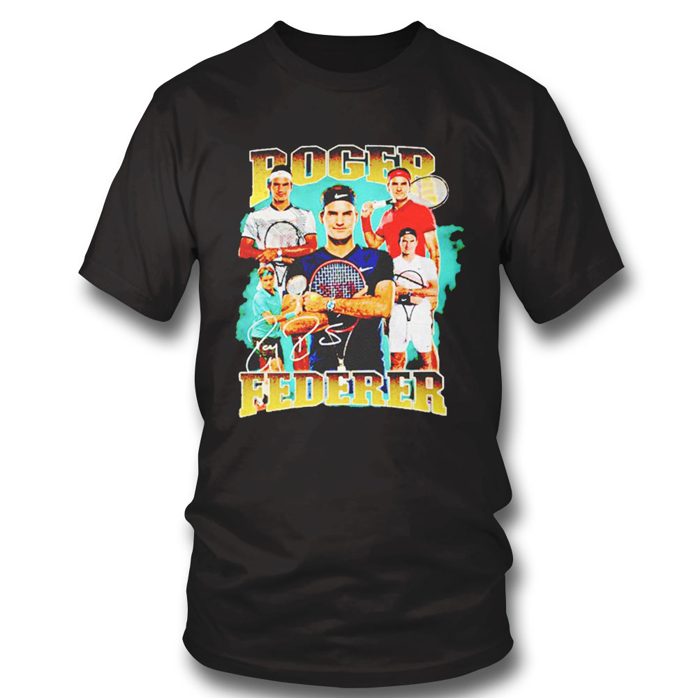 Legend Roger Federer Merch Tennis Signature Shirt