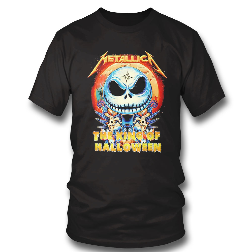 Metallica Halloween Shirt Jack Skellington Metallica The King Of Halloween