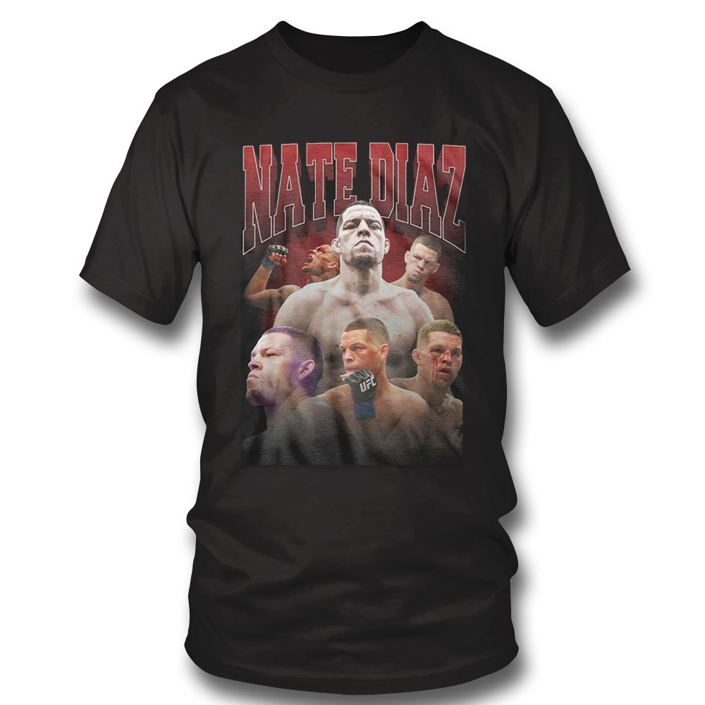 Nate Diaz T-shirt 90s Retro Shirt Champions Fans Tee Sweatshirt, Tank Top, Ladies Tee