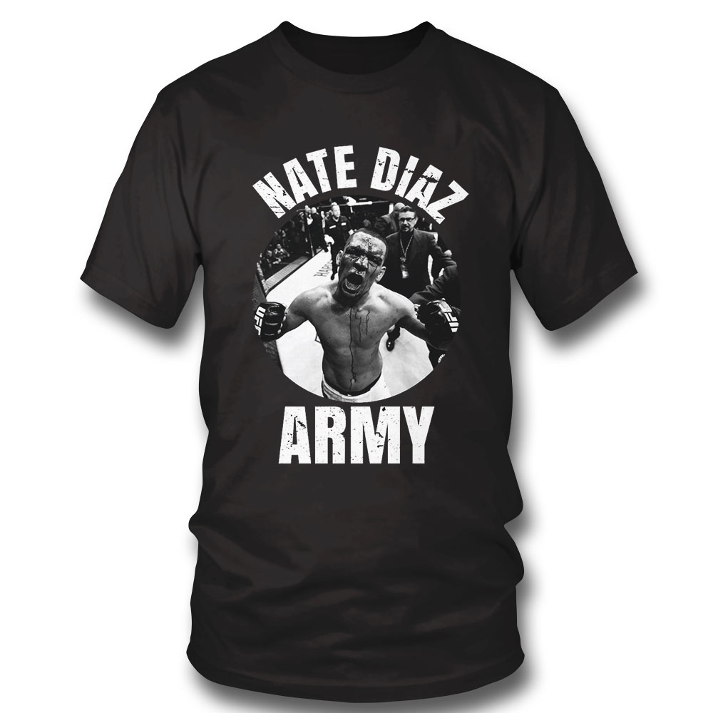 Nate Diaz T-shirt Nate Diaz Army Classic Shirt