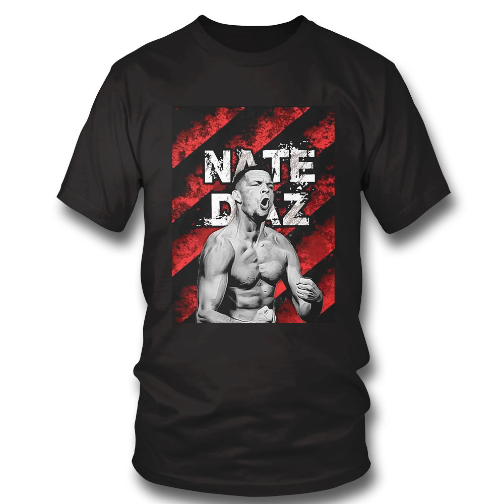 Nate Diaz T-shirt Vintage Graphic Tee Ufc Hoodie, Long Sleeve, Tank Top