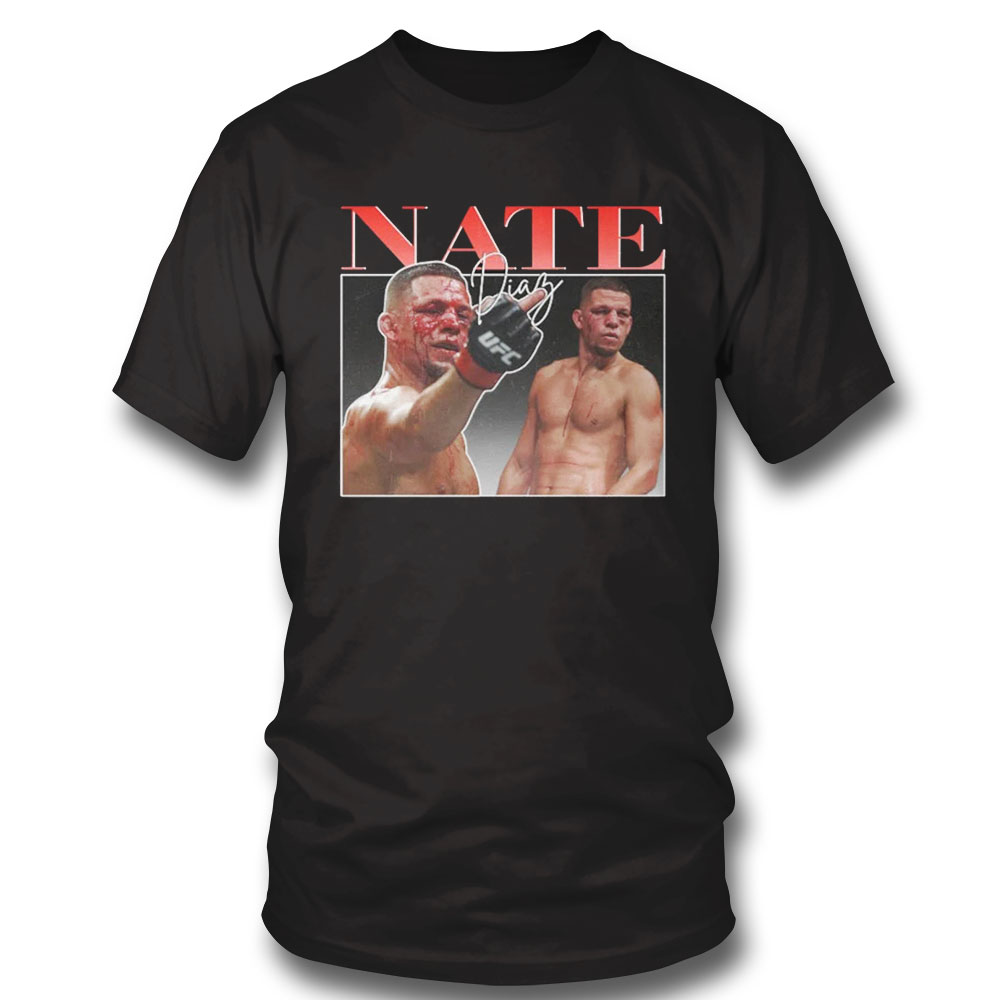 Nate Diaz T-shirt Vintage Retro 90s Bootleg Ufc Hoodie, Long Sleeve, Tank Top