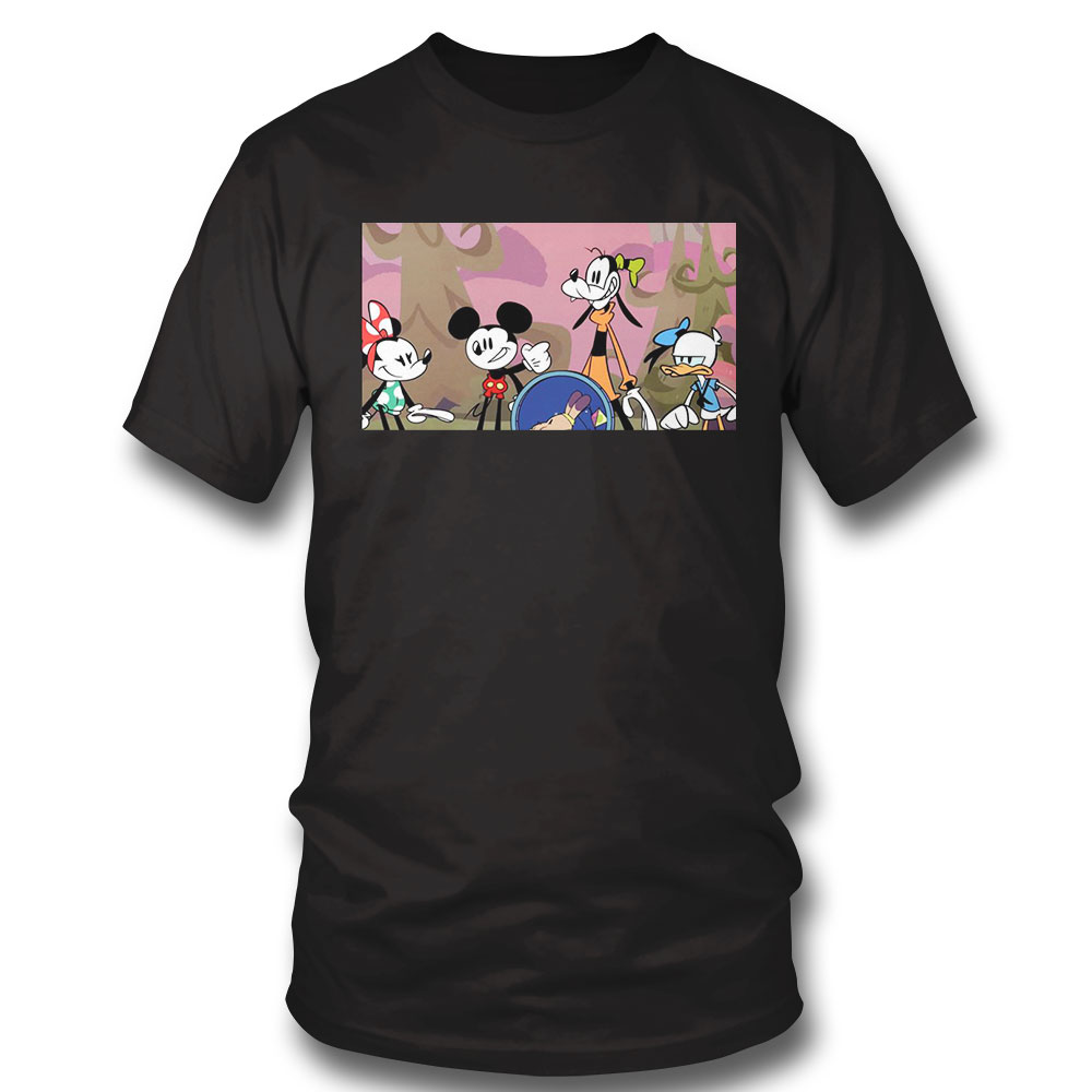 New Game Of Nintendo Switch Mickey And Friends Disney Illusion Island T-shirt