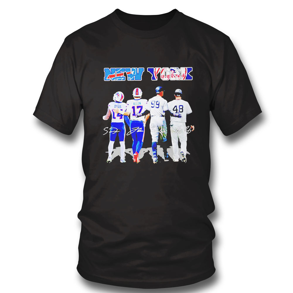 New York Sport Diggs And Allen And Aaron Judge And Anthony Rizzo Signatures Shirt Hoodie, Long Sleeve, Tank Top