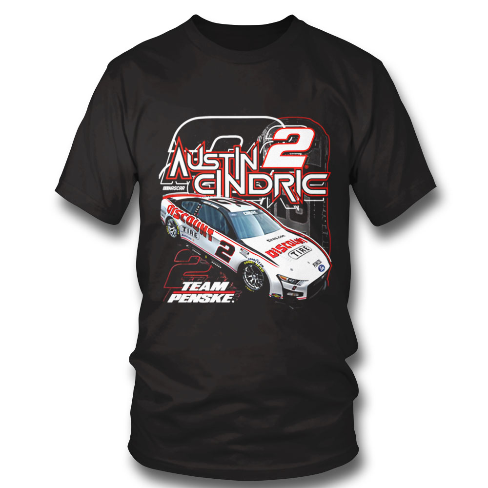 No 2 Austin Cindric Team Penske Car Shirt